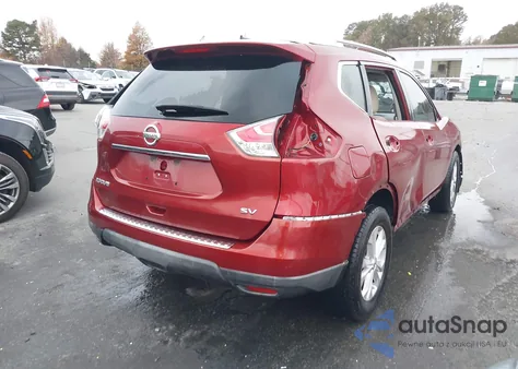 2016 Nissan Rogue Sv from USA, damaged, VIN KNMAT2MT0GP662402